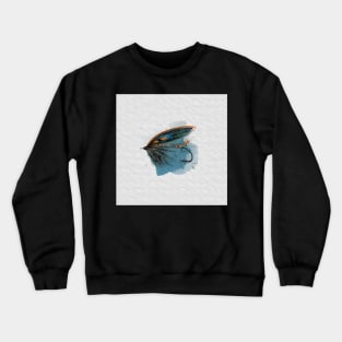 Black Salmon Fly No.11 Crewneck Sweatshirt